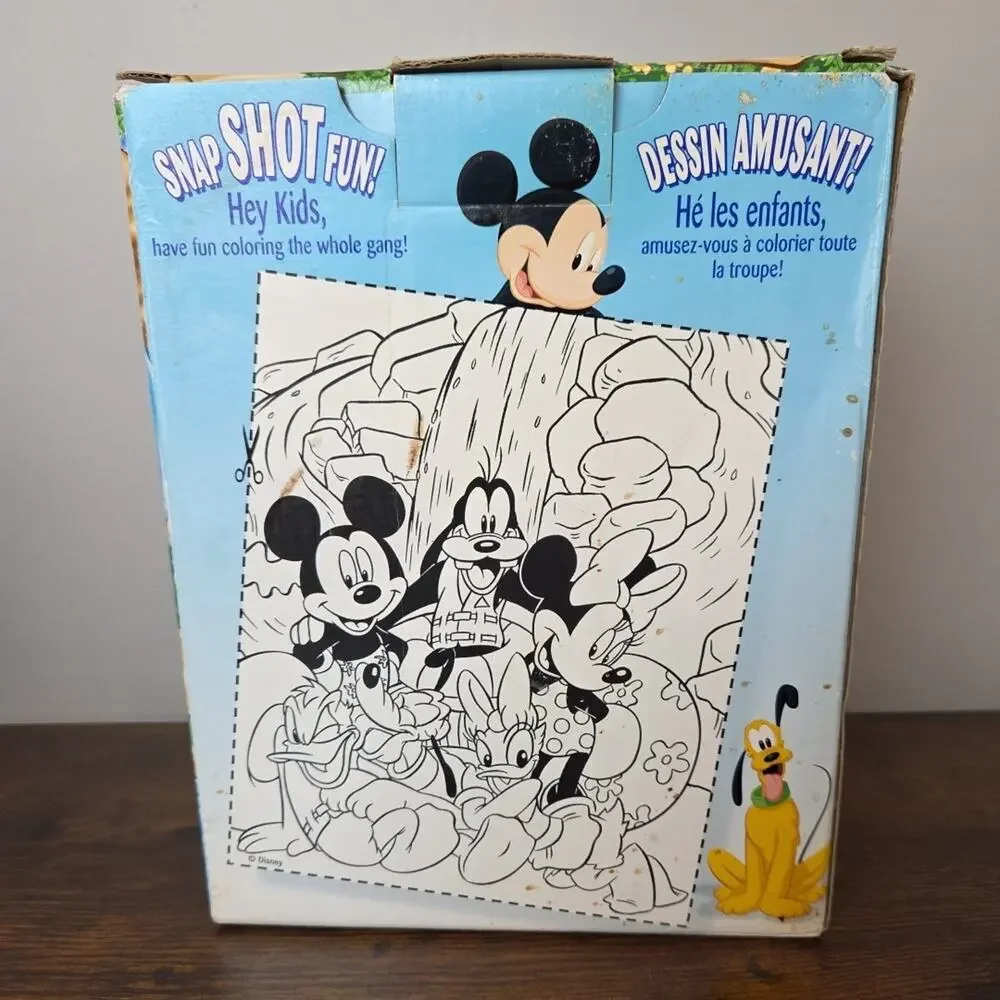 DS Vintage Y2K 2003 Dixie Cup Disney Mickey Pluto Cup Dispenser Holder Bathroom